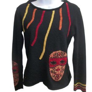 ---  Black Sweater Fits XS (FLAW)